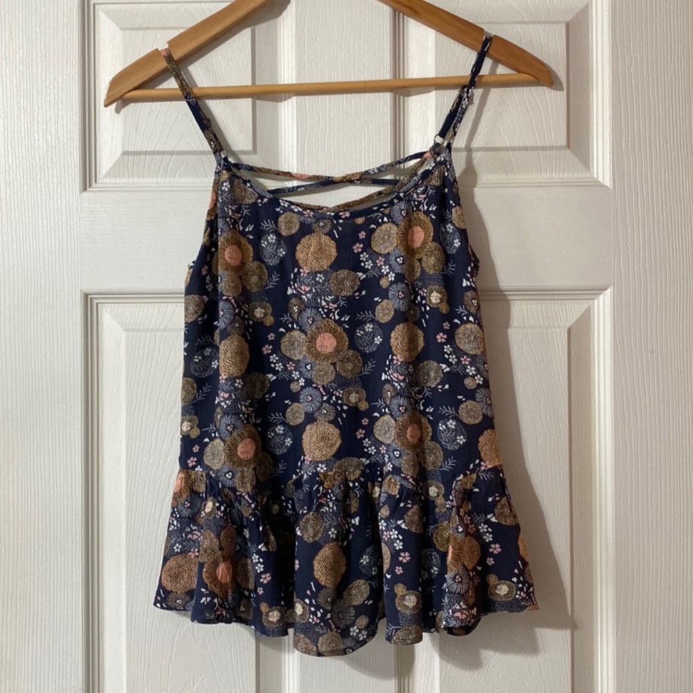 Melrose and Market Floral Tank Top